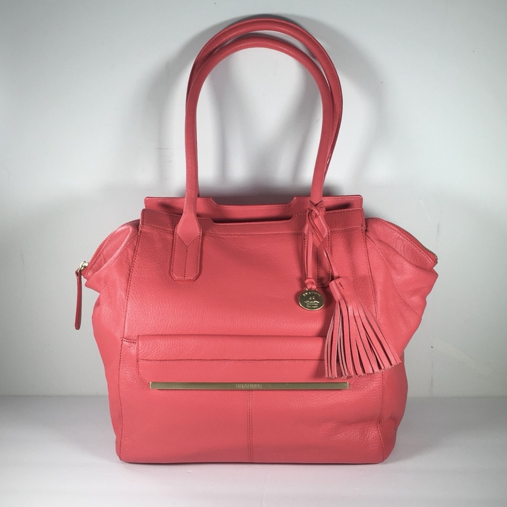 BRAHMIN TUCKER SATCHEL